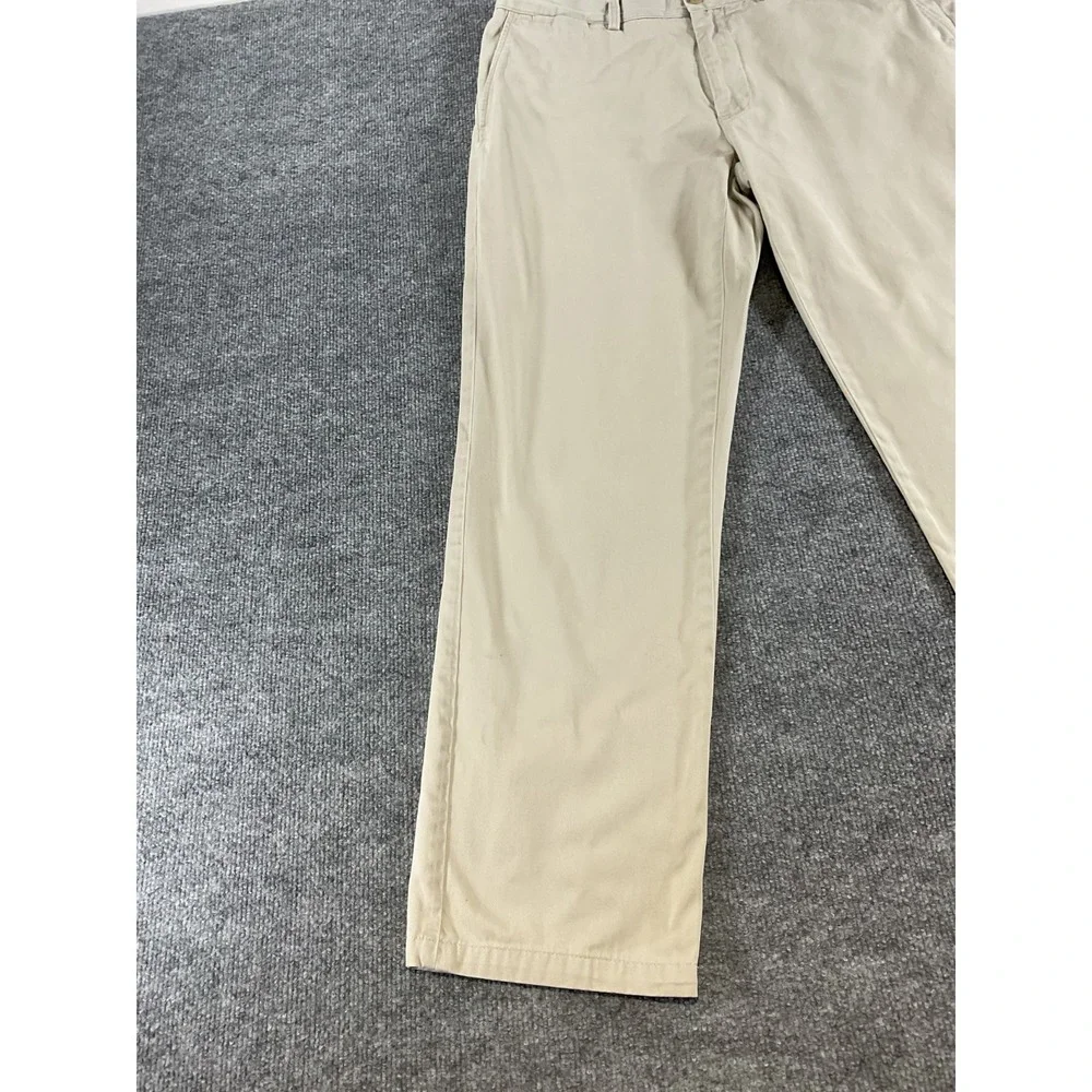 Polo Ralph Lauren Classic Fit Chino Pants 35x30 Khaki Beige Straight Leg Cotton
